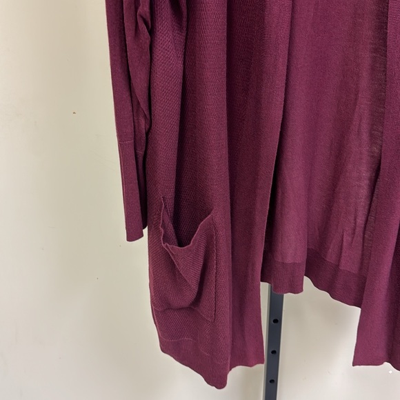 Plus size Addition Elle long burgundy sweater - Picture 2 of 8
